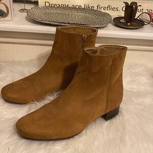 Time and Tru Brown Ankle Booties